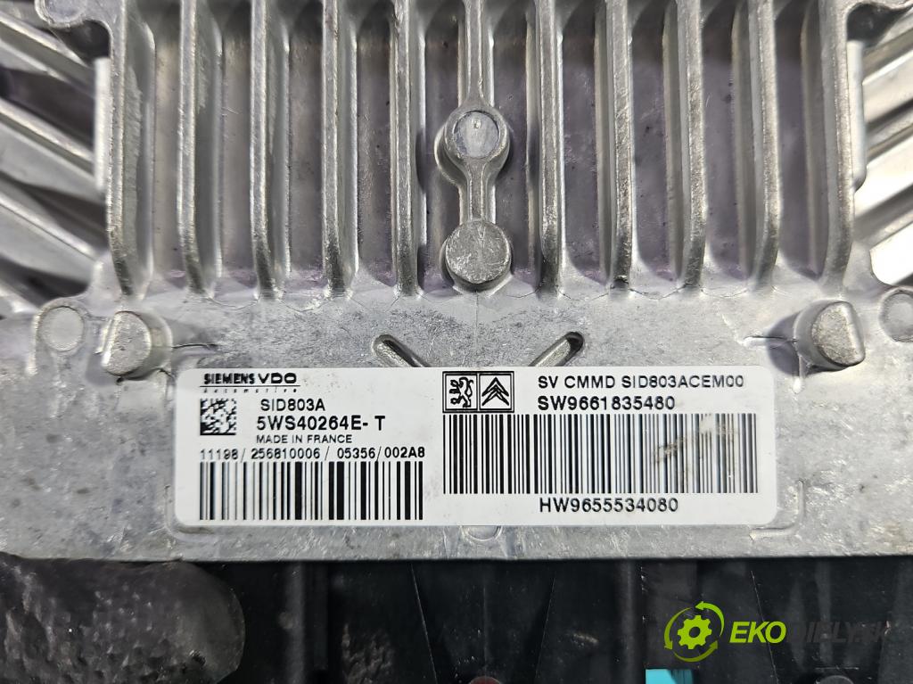 Peugeot 407 2.0 hdi 136 HP manual 100 kW 1997 cm3 5- riadiaca jednotka motora 9661835480