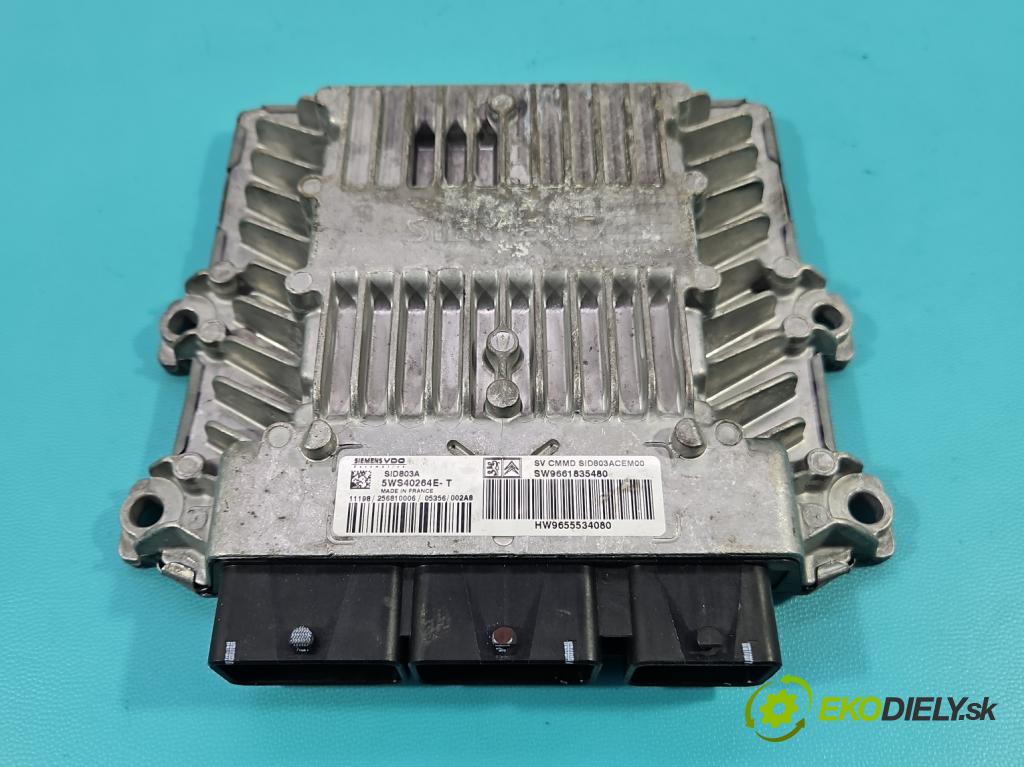 Peugeot 407 2.0 hdi 136 HP manual 100 kW 1997 cm3 5- riadiaca jednotka motora 9661835480