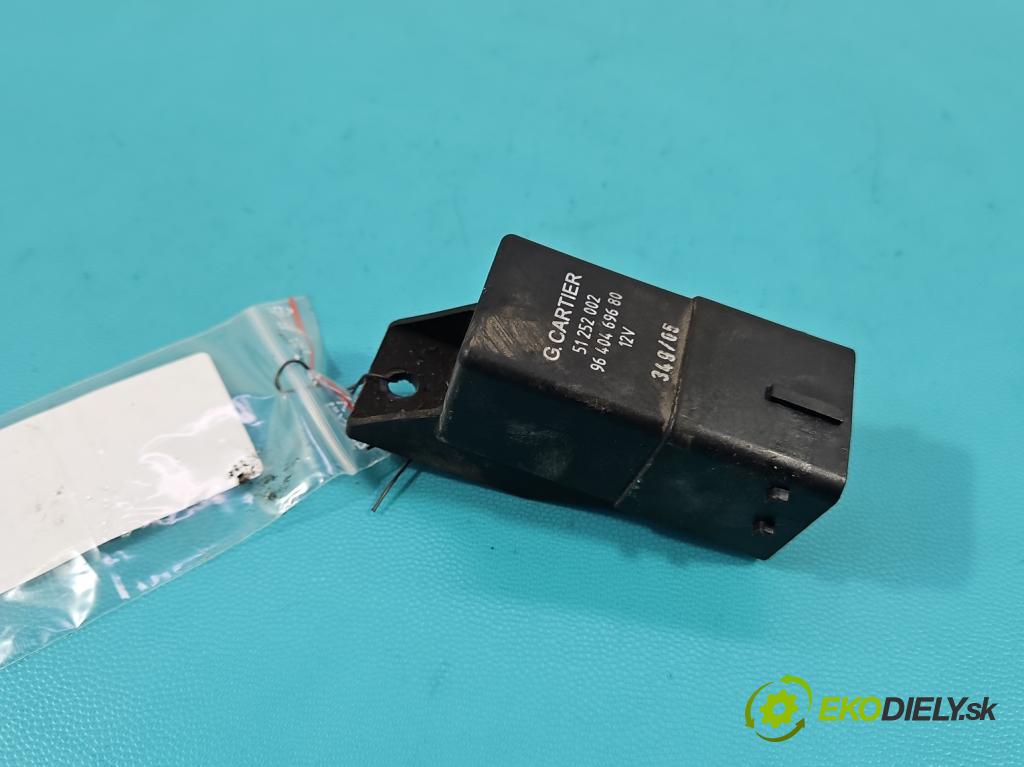 Peugeot 407 2.0 hdi 136 HP manual 100 kW 1997 cm3 5- Relé: svíčky: zařicích: 9640469680 (Relé)