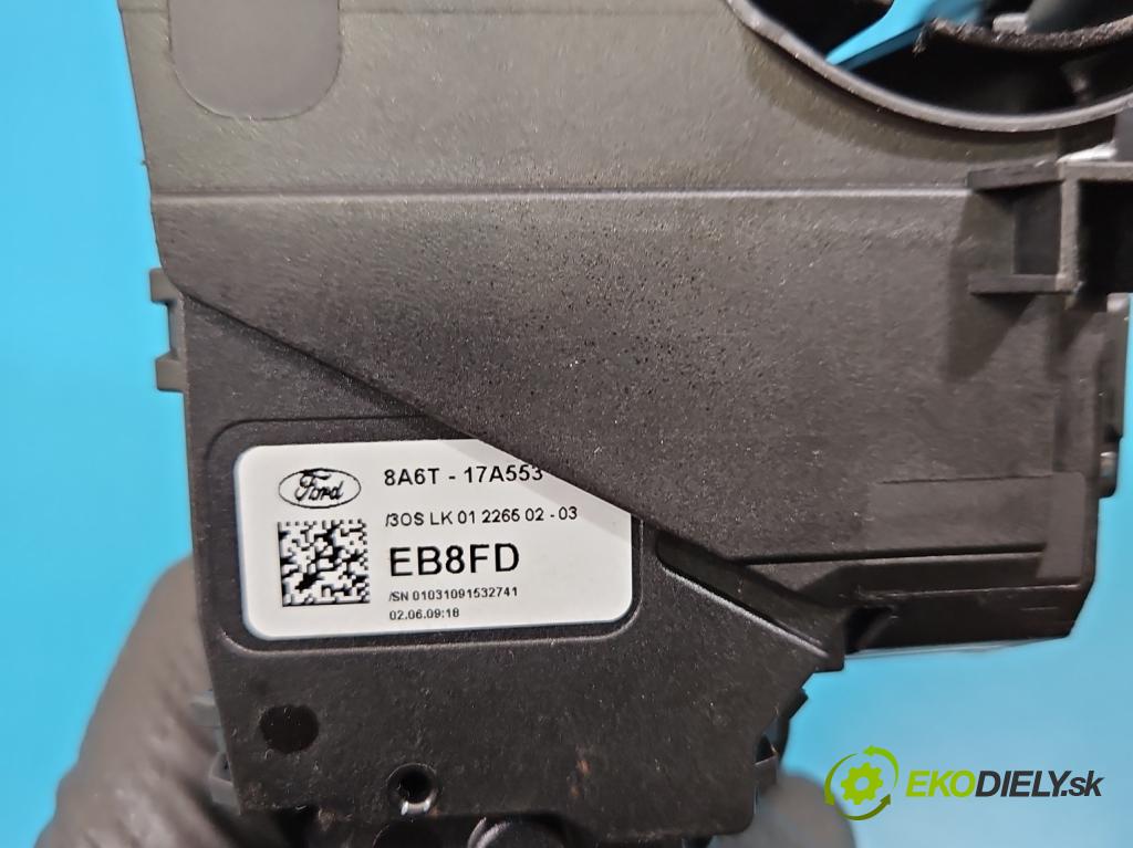 Ford Fiesta Mk7 2008-2017 1.2 16V 82 HP manual 60 kW 1242 cm3 5- prepínač komplex: 8A6T-13N064-GD (Prepínacie páčky pod volantom)