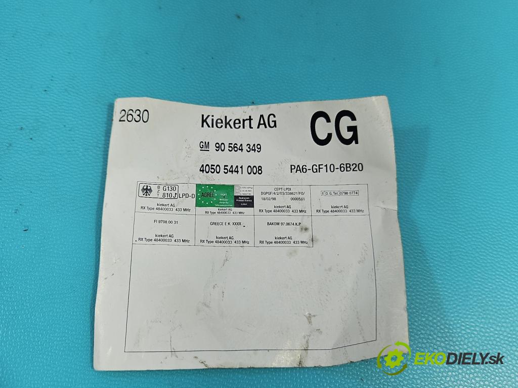 Opel Vectra B 1995-2002 1.6 16V 101 hp manual 74 kW 1598 cm3 4- řídící jednotka motoru 09353479