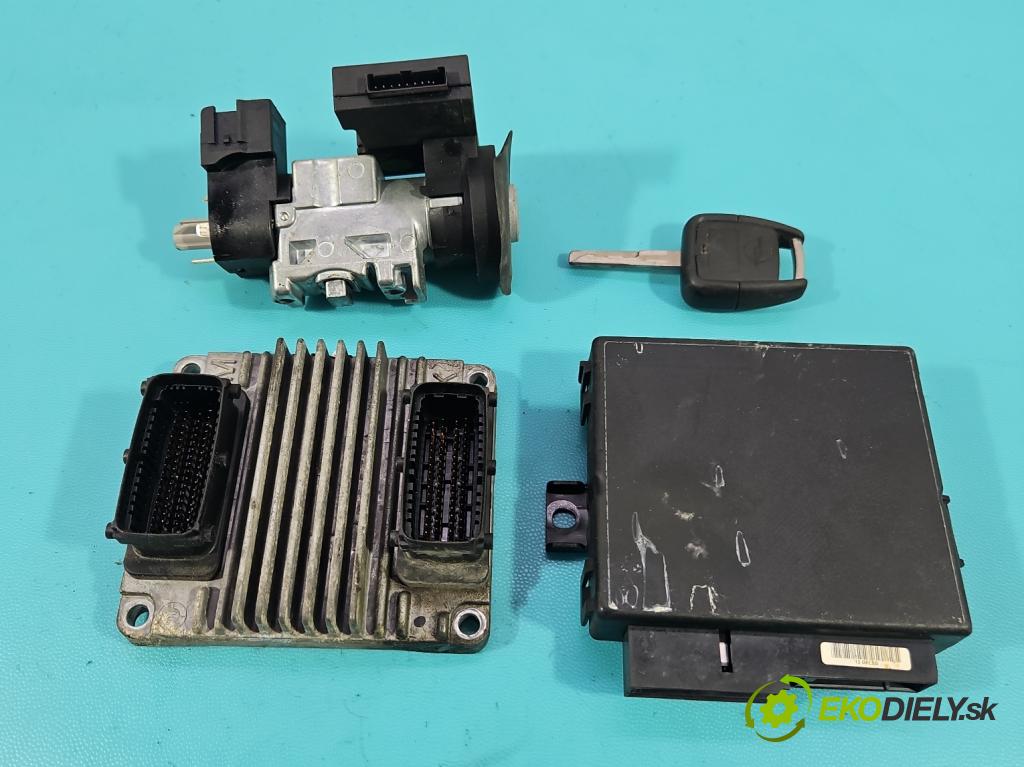 Opel Vectra B 1995-2002 1.6 16V 101 HP manual 74 kW 1598 cm3 4- riadiaca jednotka motora 09353479