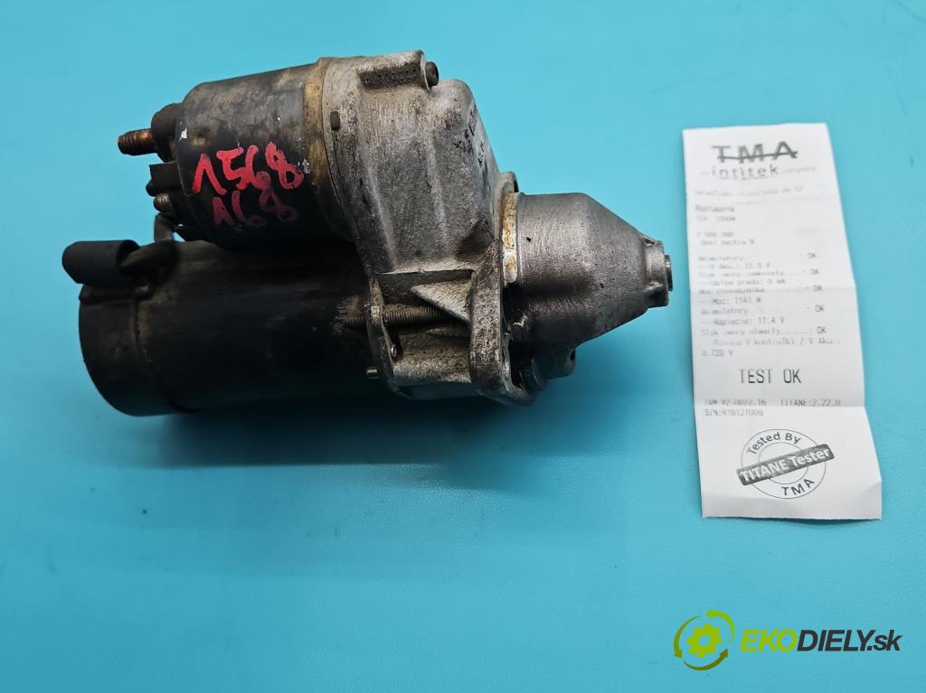 Opel Vectra B 1995-2002 1.6 16V 101 HP manual 74 kW 1598 cm3 4- štartér D6RA162 (Štartér)