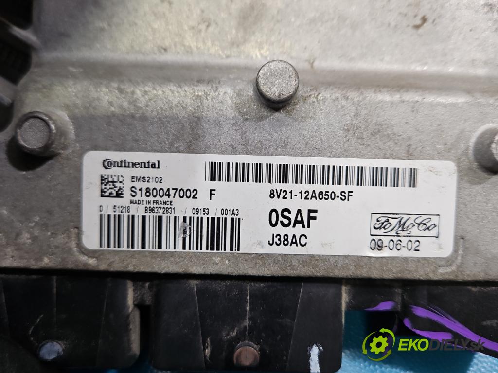 Ford Fiesta Mk7 2008-2017 1.2 16V 82 HP manual 60 kW 1242 cm3 5- riadiaca jednotka motora 8V21-12A650-SF