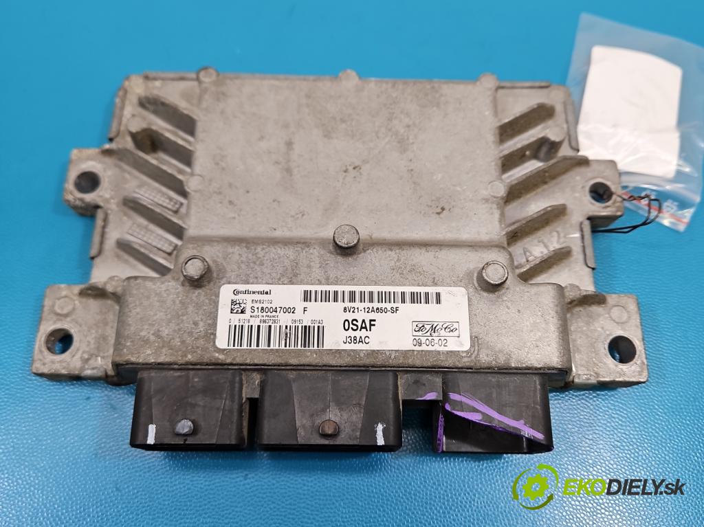 Ford Fiesta Mk7 2008-2017 1.2 16V 82 HP manual 60 kW 1242 cm3 5- riadiaca jednotka motora 8V21-12A650-SF