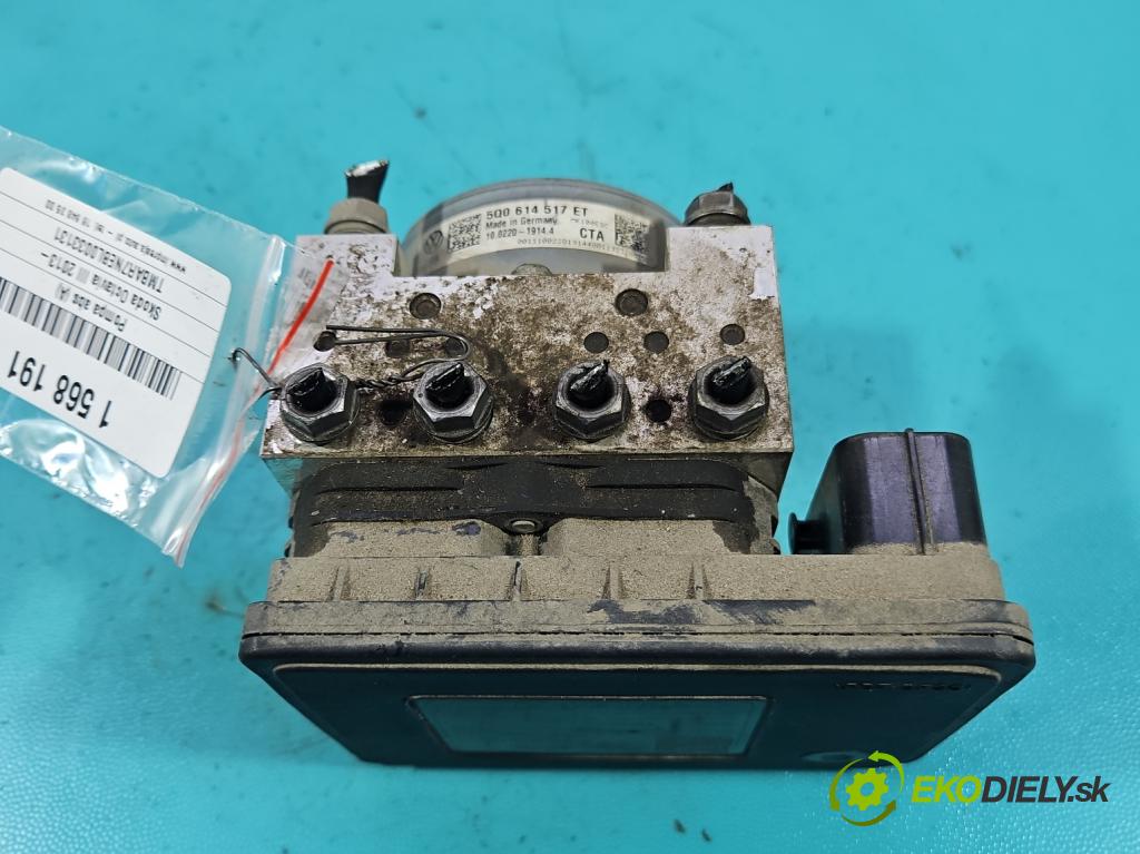 Skoda Octavia III 2013- 1.5 TSI 150 hp manual 110 kW 1498 cm3 5- čerpadlo abs 5Q0614517ET (Pumpa ABS)
