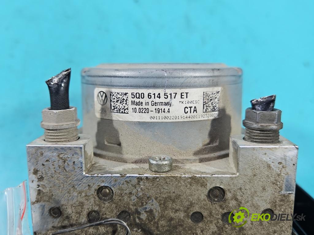Skoda Octavia III 2013- 1.5 TSI 150 hp manual 110 kW 1498 cm3 5- čerpadlo abs 5Q0614517ET (Pumpa ABS)