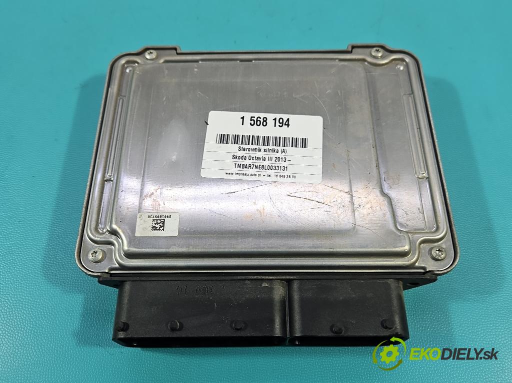 Skoda Octavia III 2013- 1.5 TSI 150 HP manual 110 kW 1498 cm3 5- riadiaca jednotka motora 05E907309H