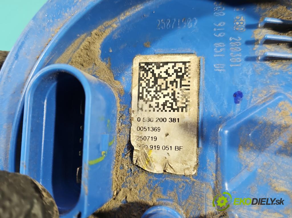 Skoda Octavia III 2013- 1.5 TSI 150 HP manual 110 kW 1498 cm3 5- čerpadlo palivo 5Q0919051BF