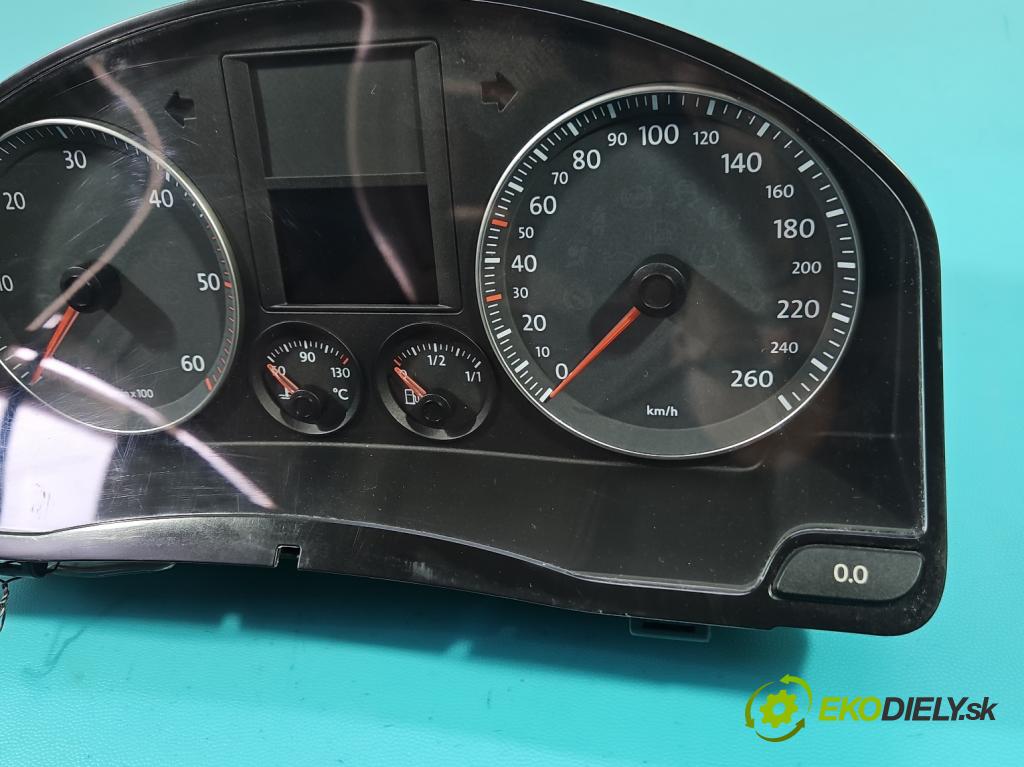 Vw Golf V 2003-2009 1.9 tdi 105 HP manual 77 kW 1896 cm3 5- prístrojovka/ budíky 1K0920863B (Prístrojová doska)