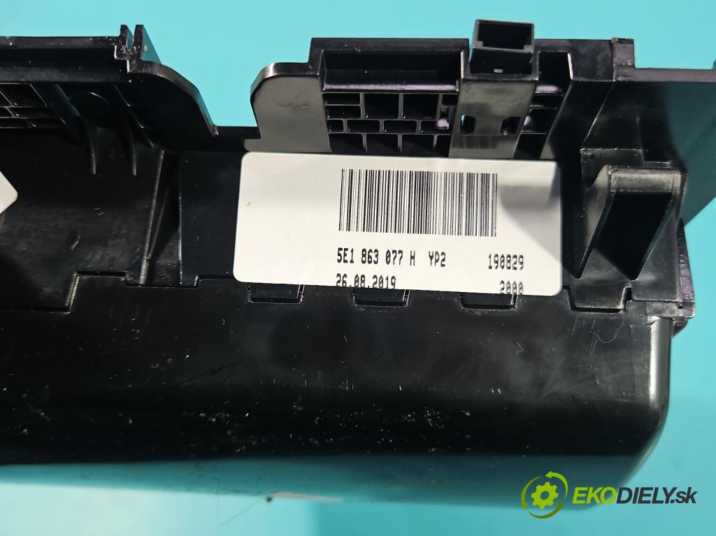 Skoda Octavia III 2013- 1.5 TSI 150 HP manual 110 kW 1498 cm3 5- lišta ozdobná vnitŕní: 5E1863077H