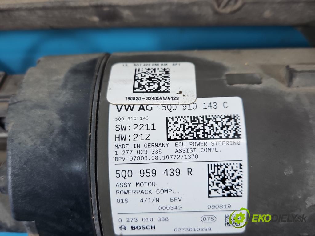 Skoda Octavia III 2013- 1.5 TSI 150 HP manual 110 kW 1498 cm3 5- Ozubené kolo: volant 5Q1423050AM