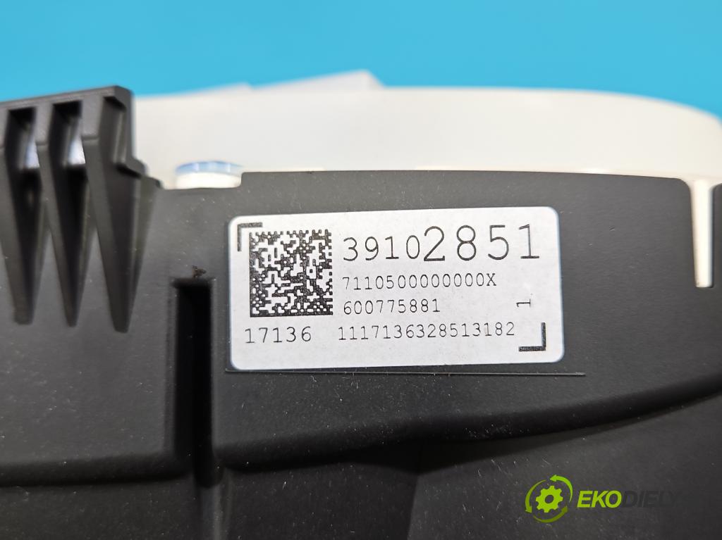 Opel Astra V  2015-2022 1.4 T 125 HP manual 92 kW 1399 cm3 5- prístrojovka/ budíky 39102851 (Prístrojová doska)