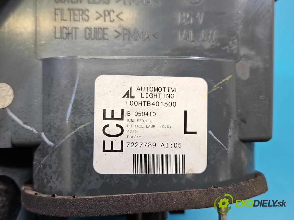 Bmw X5 E70 2006-2013 3.0d 245KM automatic 180 kW 2993 cm3 5- svetlo / reflektor zadné ľavé 7227789 (Kľučka dverí ostatné)