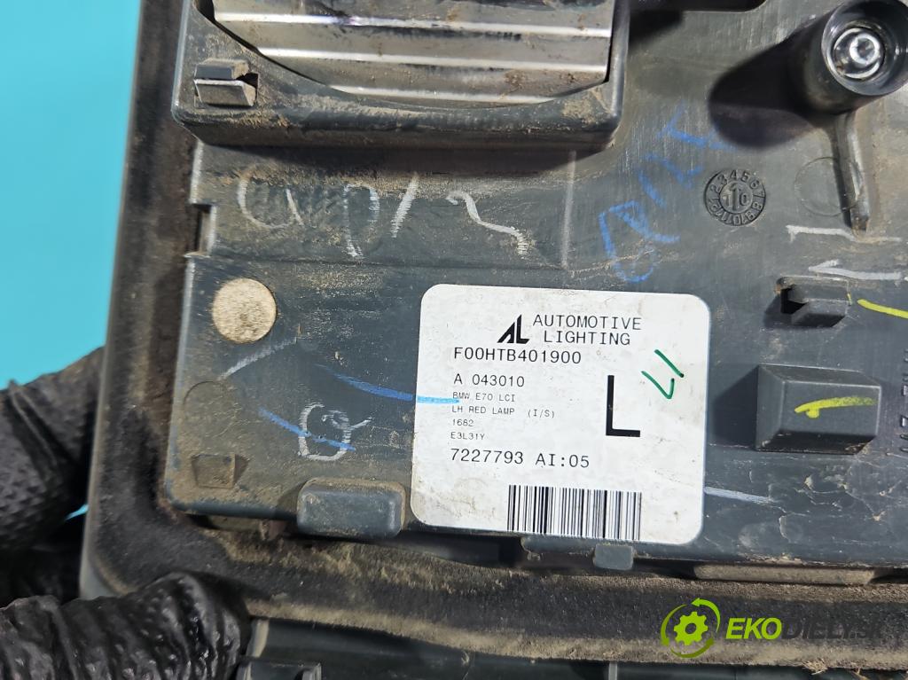 Bmw X5 E70 2006-2013 3.0d 245KM automatic 180 kW 2993 cm3 5- svetlo / reflektor zadné ľavé 7227793 (Kľučka dverí ostatné)
