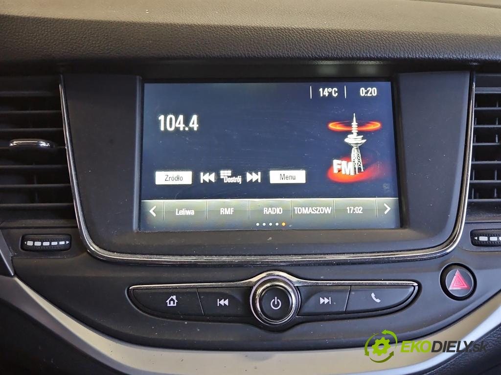 Opel Astra V  2015-2022 1.4 T 125 HP manual 92 kW 1399 cm3 5- Zobrazit: 42342511 (Prístrojová doska)