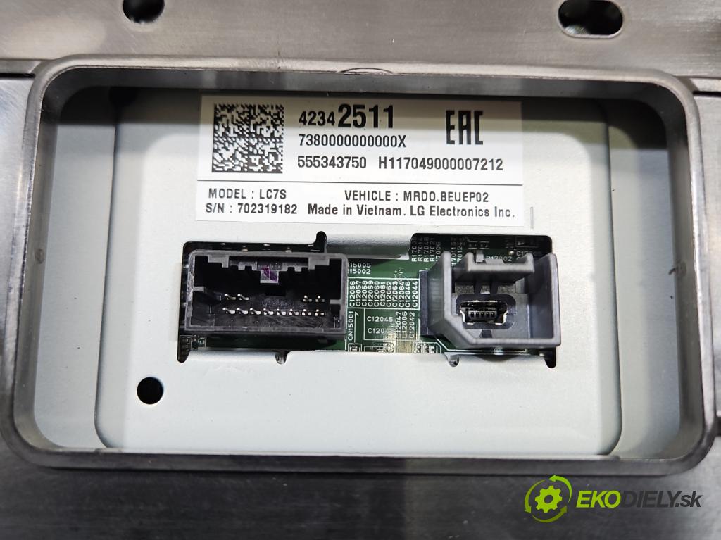 Opel Astra V  2015-2022 1.4 T 125 hp manual 92 kW 1399 cm3 5- displej 42342511 (Přístrojová deska)