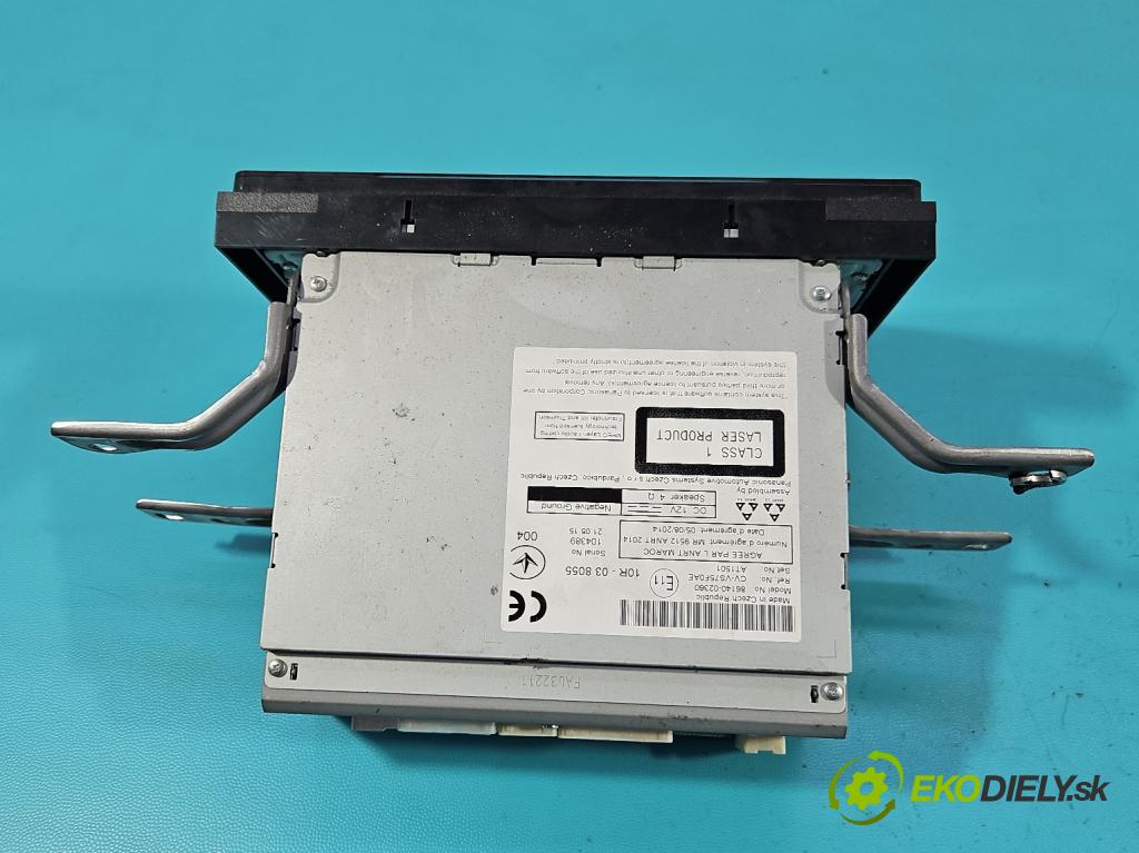 Toyota Auris II 2012-2018 1.8 16V 99 HP automatic 73 kW 1798 cm3 5- Radio originál 86140-02360