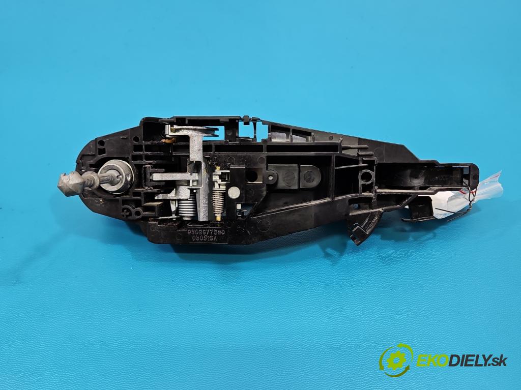 Citroen C3 III 2016-2024 1.2 12V 83 HP manual 61 kW 1199 cm3 5- rukoväť predné ľavé mimo: 9802977380 (Kľučka dverí vonkajšia predná ľavá)