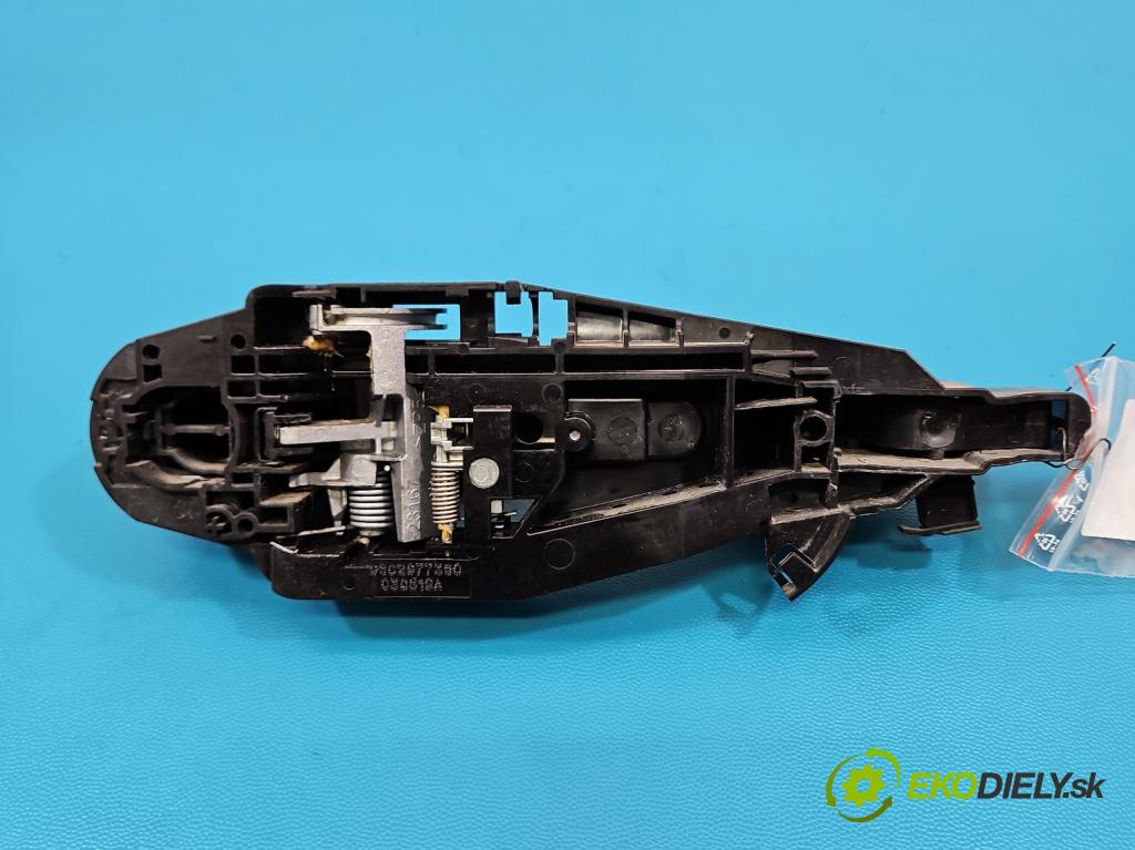 Citroen C3 III 2016-2024 1.2 12V 83 HP manual 61 kW 1199 cm3 5- rukoväť zadné ľavé mimo: 9802977380 (Kľučka dverí ostatné)