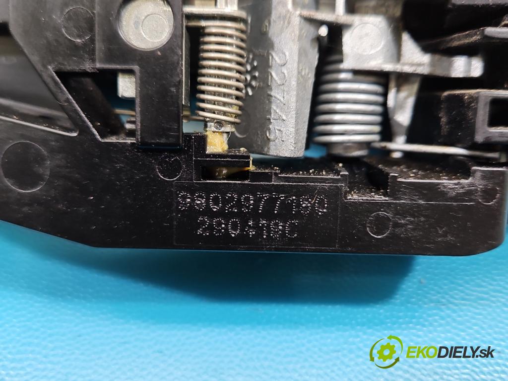 Citroen C3 III 2016-2024 1.2 12V 83 hp manual 61 kW 1199 cm3 5- klika zadní pravé 9802977180 (Klika dveří ostatní)