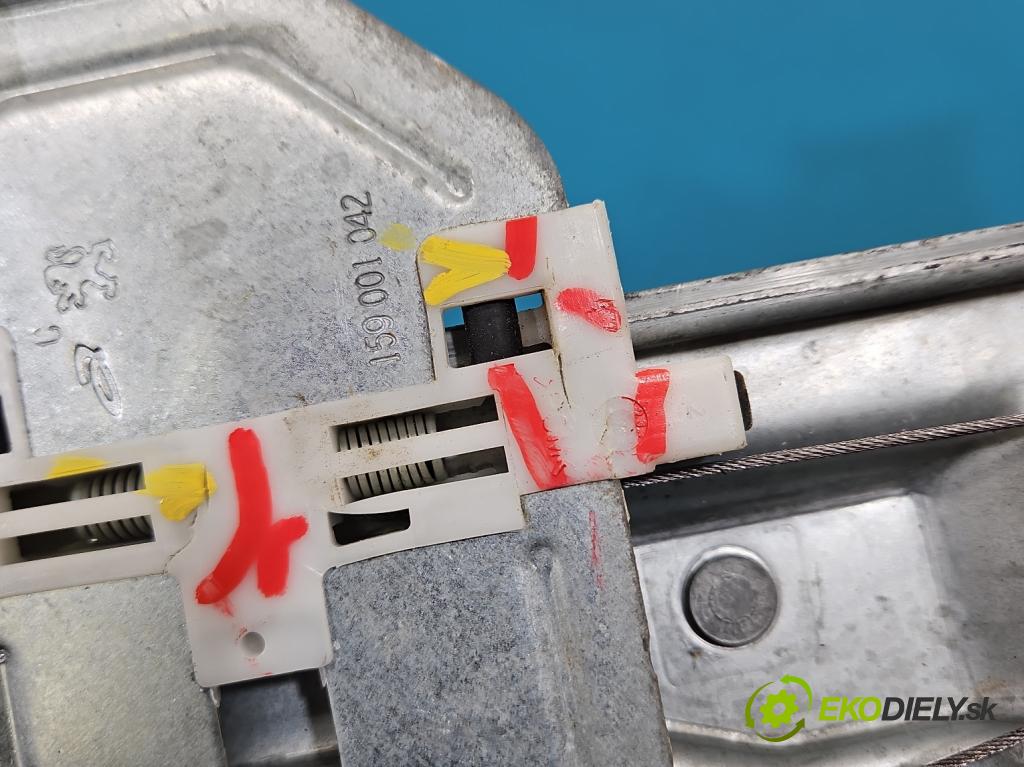 Citroen C3 III 2016-2024 1.2 12V 83 hp manual 61 kW 1199 cm3 5- mechanismus stahování přední levý 9829511880