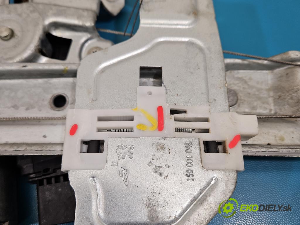 Citroen C3 III 2016-2024 1.2 12V 83 HP manual 61 kW 1199 cm3 5- mechanizmus okna predné pravý 9829511780