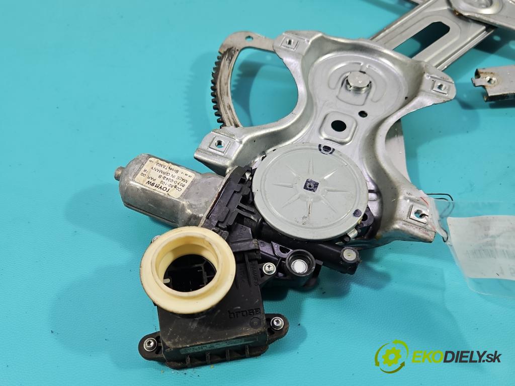 Toyota Auris II 2012-2018 1.8 16V 99 HP automatic 73 kW 1798 cm3 5- mechanizmus okna predné pravý 85710-02420-B