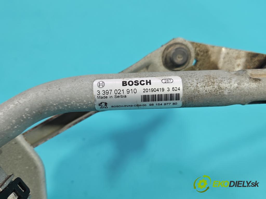 Citroen C3 III 2016-2024 1.2 12V 83 HP manual 61 kW 1199 cm3 5- motor stieračov predné 0390241589