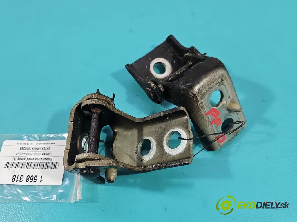 Citroen C3 III 2016-2024 1.2 12V 83 HP manual 61 kW 1199 cm3 5- Závěs: dvere predné pravý 