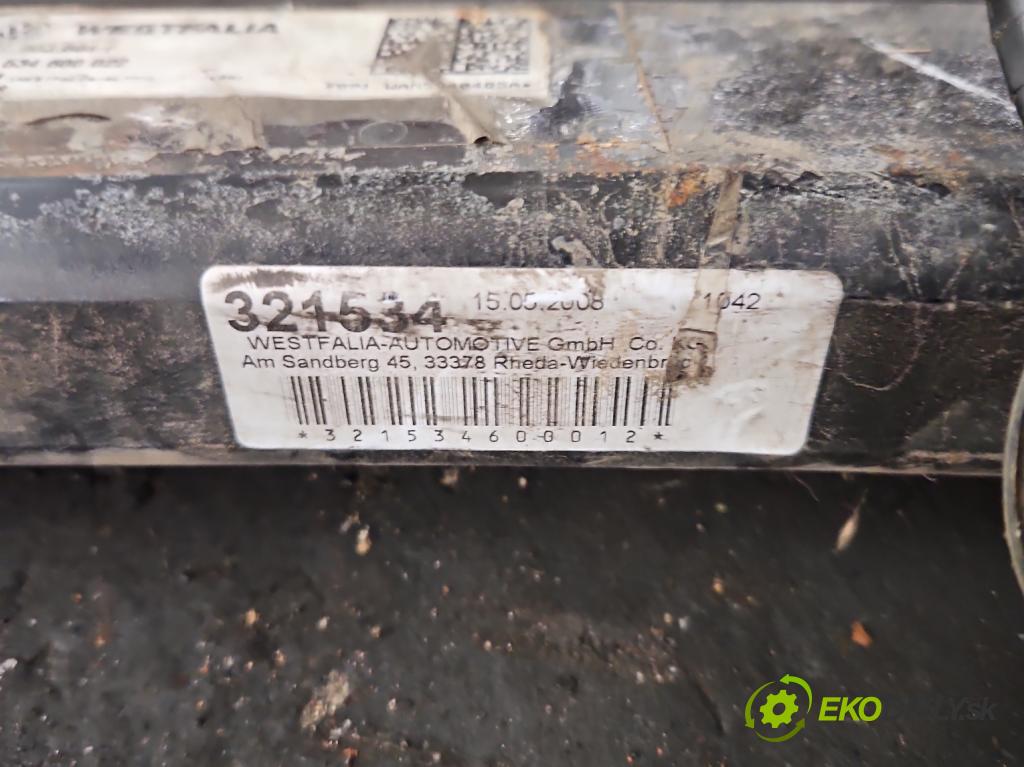 Vw Passat B6 2005-2010 2.0 tdi 140 HP manual 103 kW 1968 cm3 5- Hák: vlečení: 3C0803881F (Ťažné zariadenie)