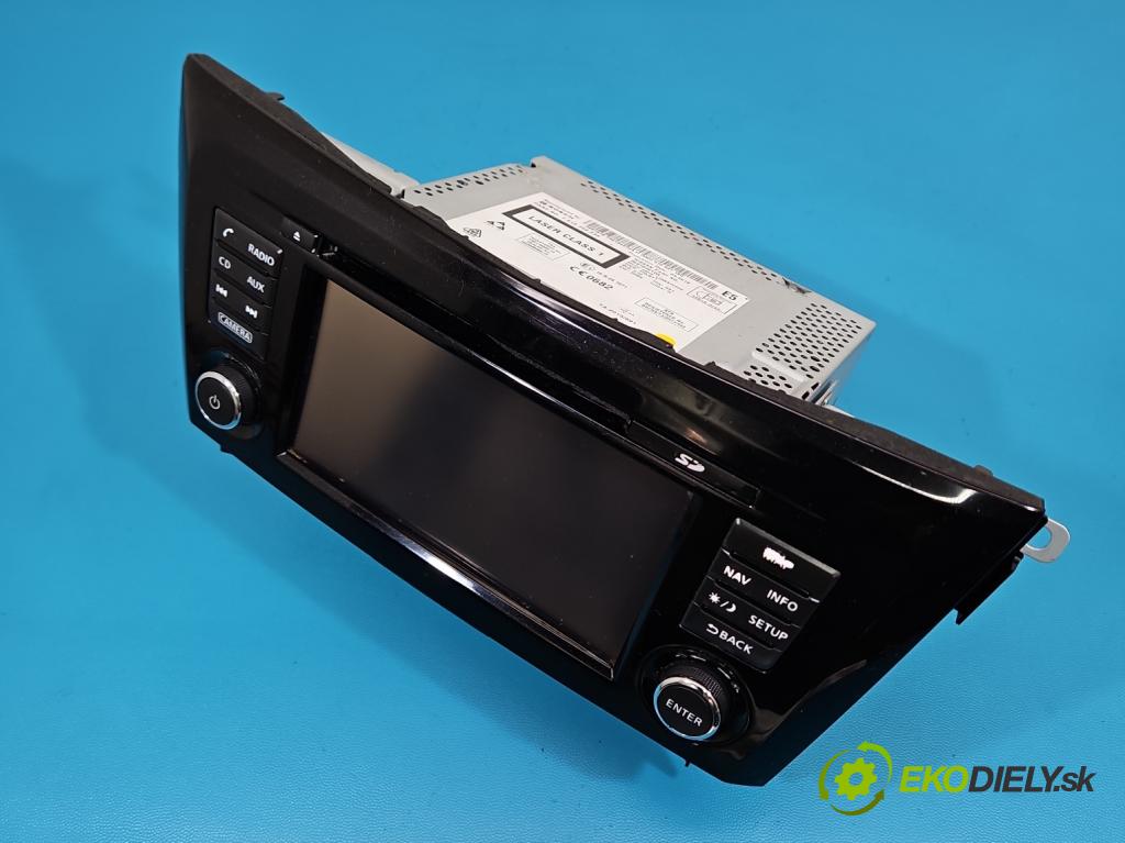 Nissan X-trail III T32 2013-2021 1.6 dci 131 HP automatic 96 kW 1598 cm3 5- Radio originál 259154ET0A