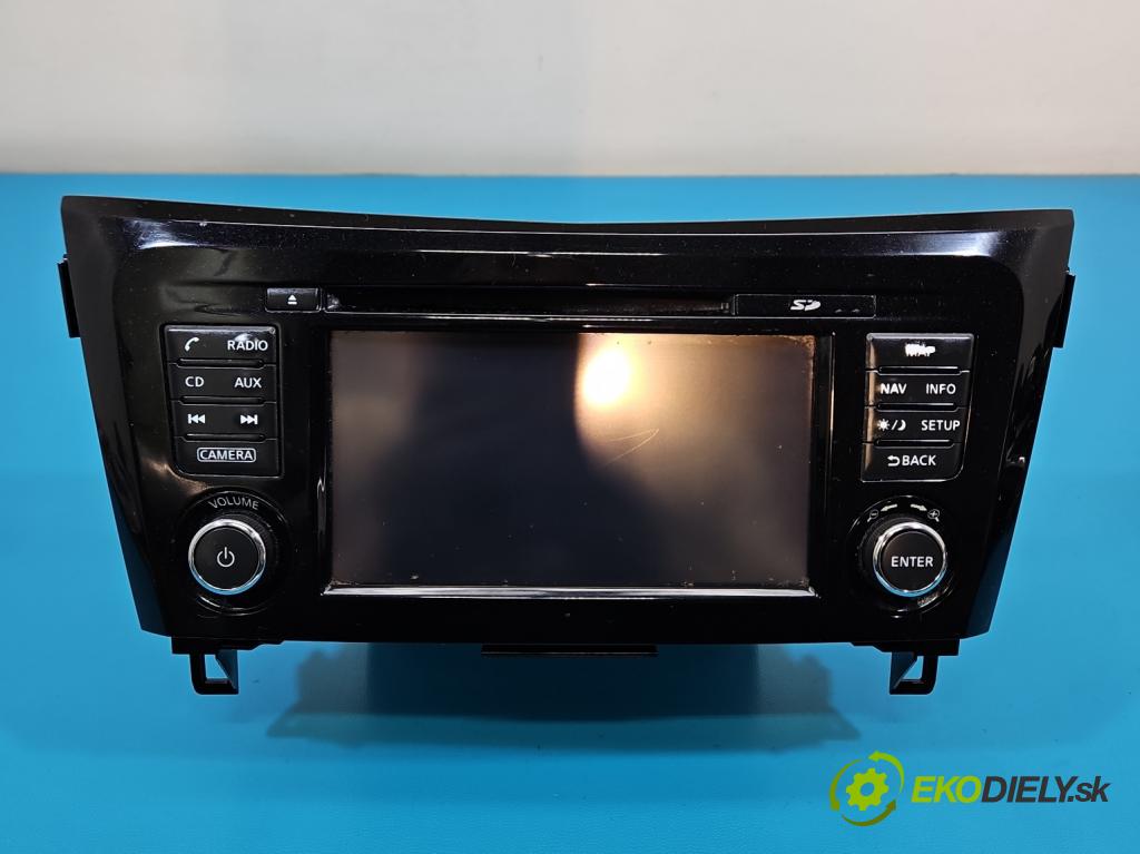 Nissan X-trail III T32 2013-2021 1.6 dci 131 HP automatic 96 kW 1598 cm3 5- Radio originál 259154ET0A