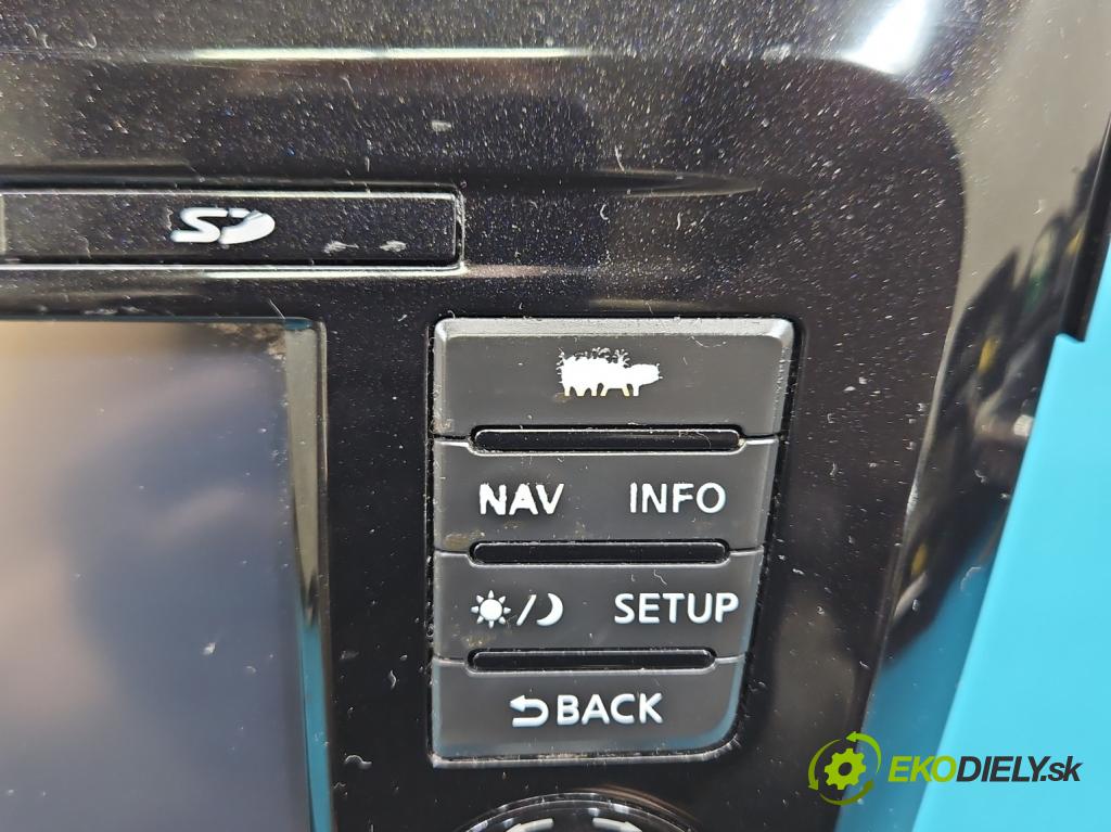 Nissan X-trail III T32 2013-2021 1.6 dci 131 HP automatic 96 kW 1598 cm3 5- Radio originál 259154ET0A