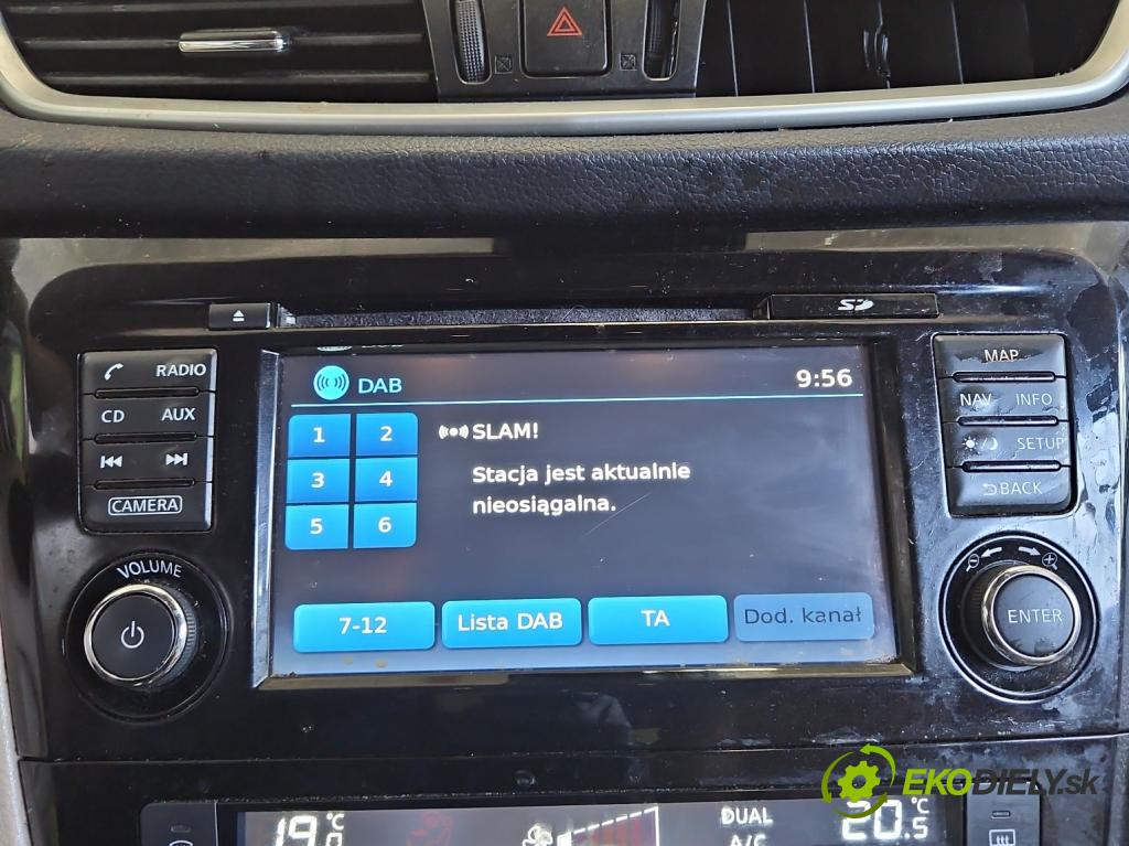 Nissan X-trail III T32 2013-2021 1.6 dci 131 HP automatic 96 kW 1598 cm3 5- Radio originál 259154ET0A