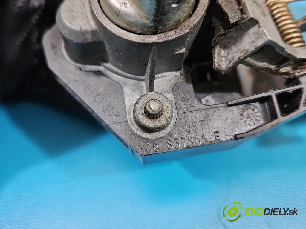 Vw Passat B6 2005-2010 2.0 tdi 140 HP manual 103 kW 1968 cm3 5- rukoväť predné ľavé mimo: 3C0837885E (Kľučka dverí vonkajšia predná ľavá)