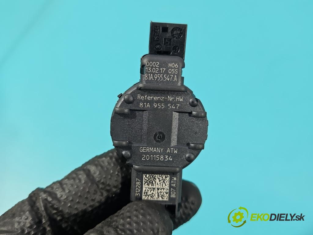 Audi Q7 2015- 3.0 TFSI CRE 333KM: automatic 245 kW 2995 cm3 5- snímač déšť: 81A955547A (Snímač deště)