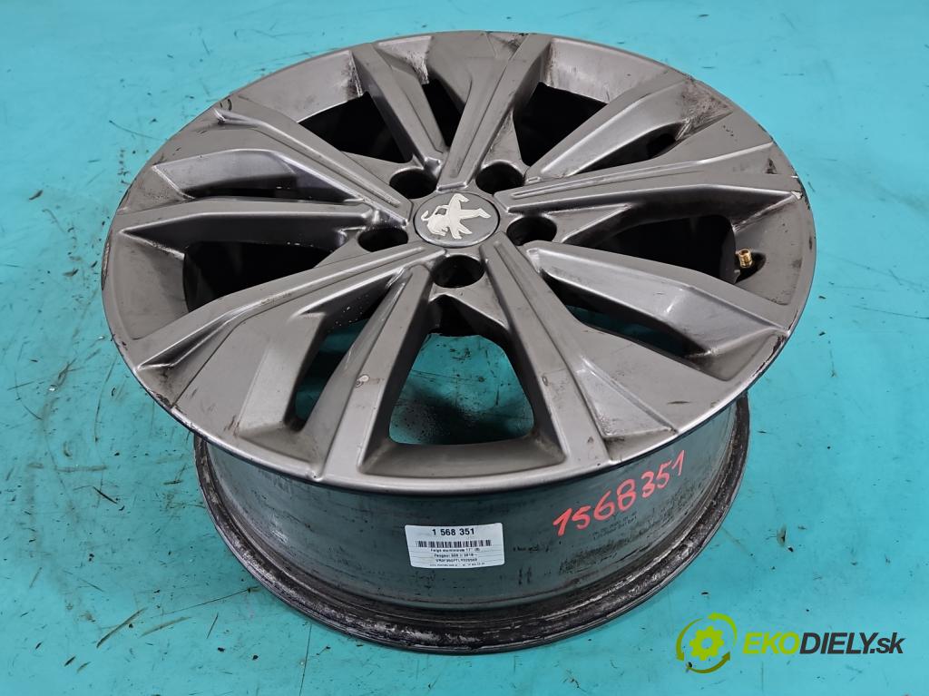Peugeot 508 II 2018- 1.6 16V 181KM automatic 133 kW 1598 cm3 5- Disk hliník 17