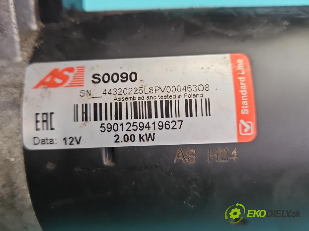 Vw Golf V 2003-2009 1.9 tdi 105 HP manual 77 kW 1896 cm3 5- štartér  (Štartér)