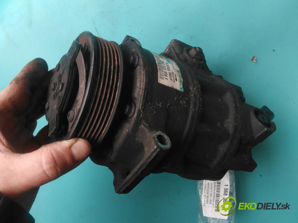 Vw Golf V 2003-2009 1.9 tdi 105 HP manual 77 kW 1896 cm3 5- Kompresor: klimatizácie 1K0820859F (Kompresor klimatizácie)