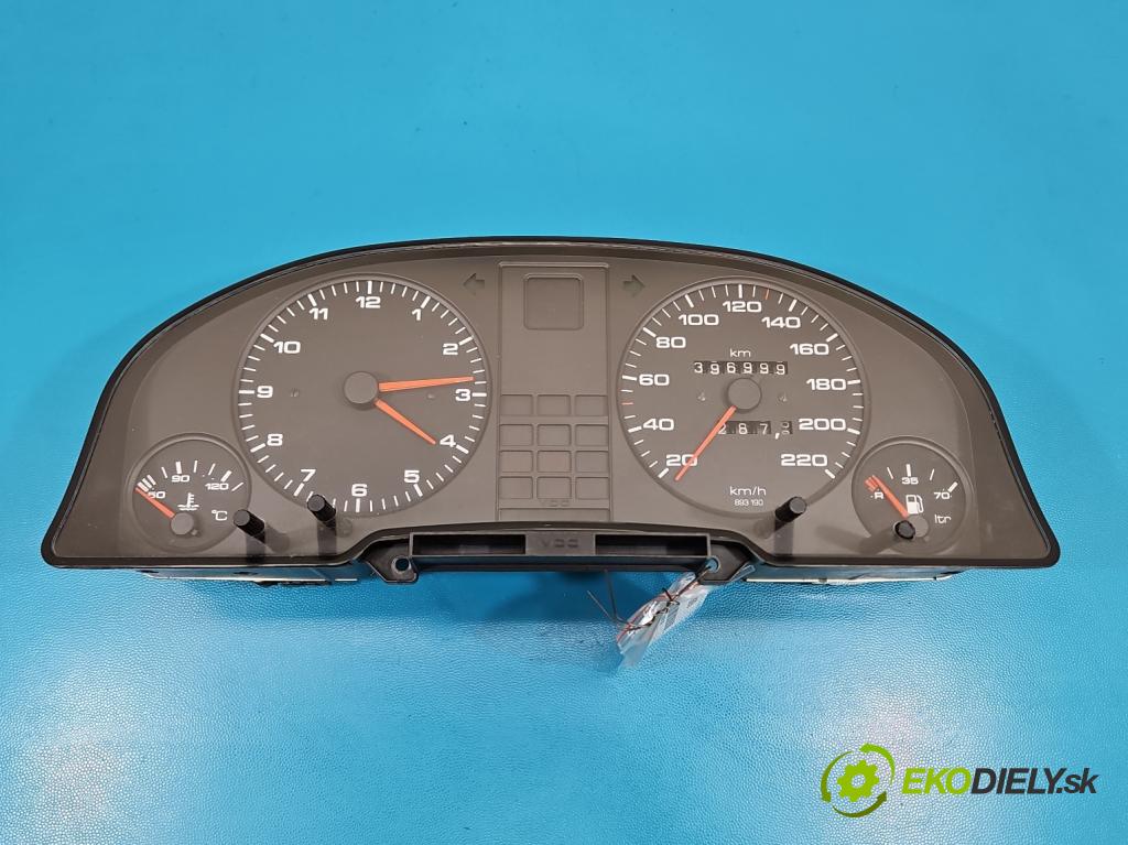 Audi 80 B3 1986-1991 1.6 8V 69KM manual 51 kW 1595 cm3 4- prístrojovka/ budíky 893919033BA (Prístrojová doska)