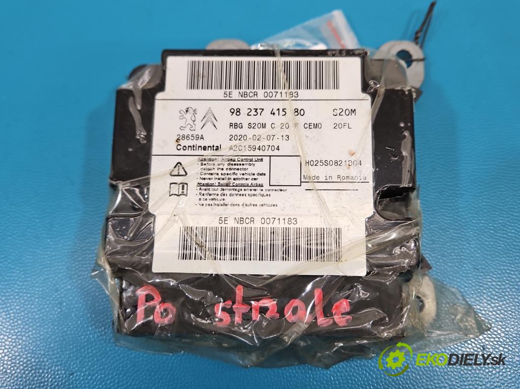 Peugeot 508 II 2018- 1.6 16V 181KM automatic 133 kW 1598 cm3 5- riadiaca jednotka vankúše: 9823741580