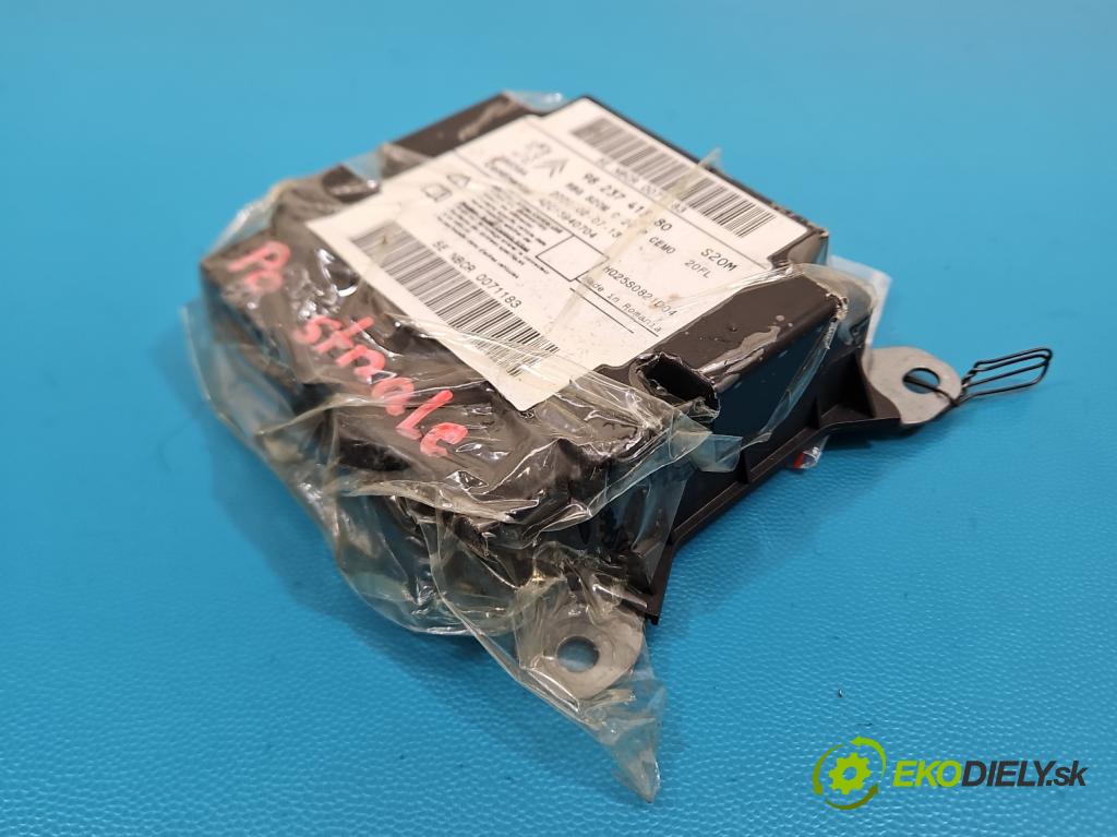 Peugeot 508 II 2018- 1.6 16V 181KM automatic 133 kW 1598 cm3 5- riadiaca jednotka vankúše: 9823741580