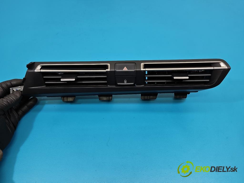 Peugeot 508 II 2018- 1.6 16V 181KM automatic 133 kW 1598 cm3 4- Mřížka: kúrenia stredová 9813436277 (Mriežka kúrenia (fukár))