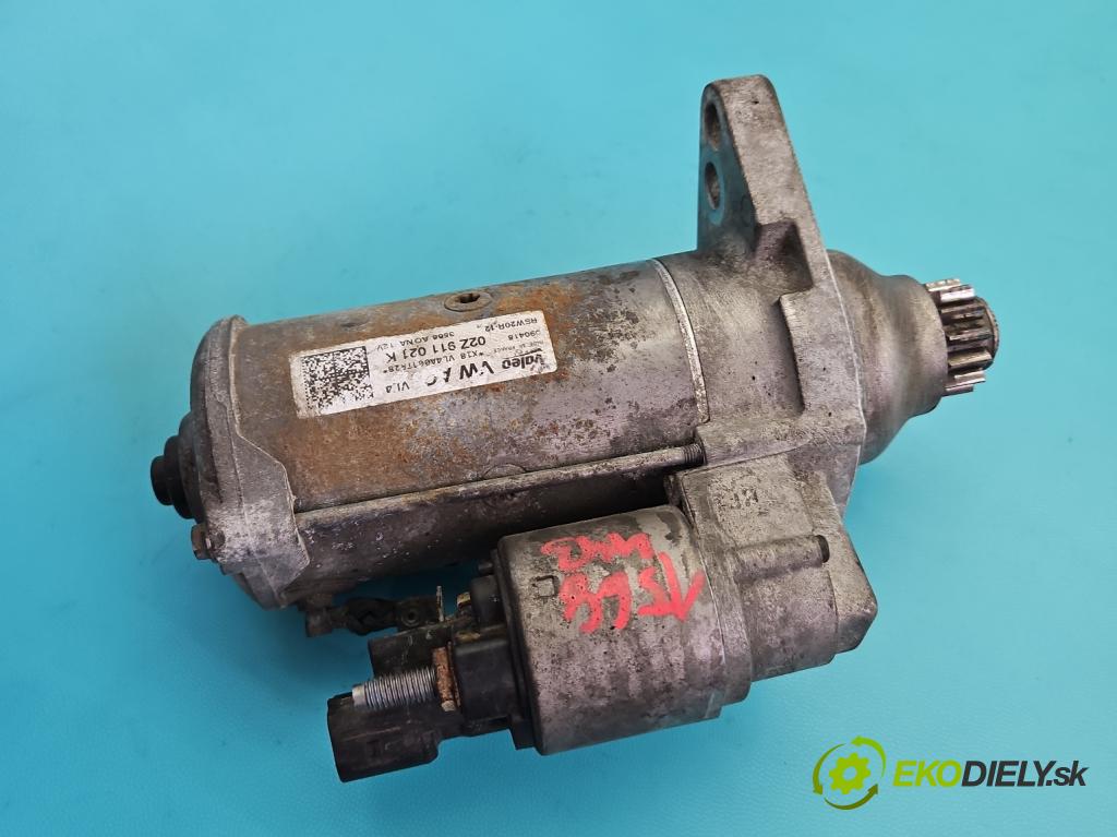 Skoda Rapid 2012-2019 1.4 tdi 90 HP manual 66 kW 1422 cm3 5- štartér 02Z911021K (Štartér)