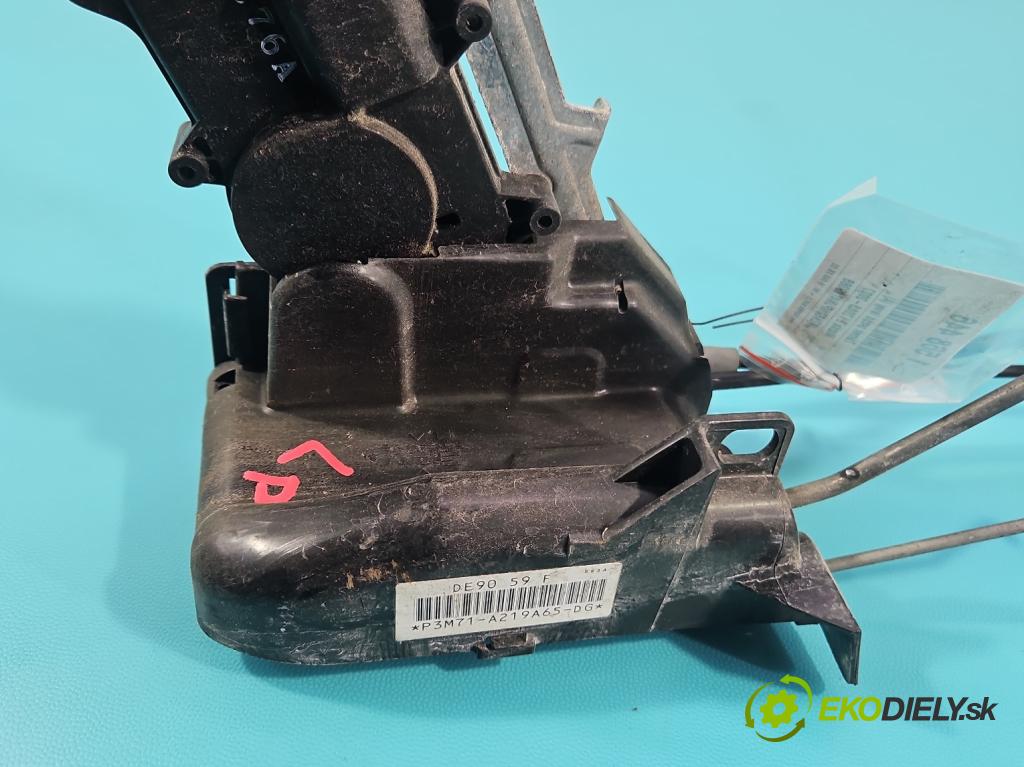 Mazda 2 I 2003-2007 1.2 16V 75 HP manual 55 kW 1242 cm3 5- zámok predné ľavý P3M71-A219A65-DG