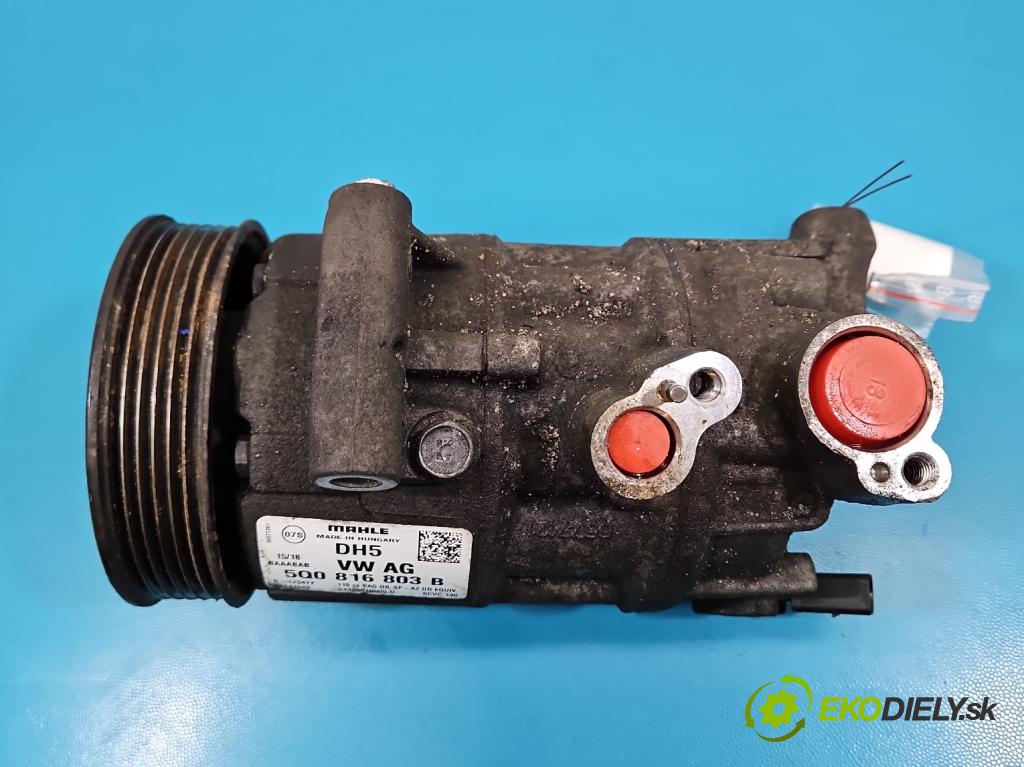 Skoda Rapid 2012-2019 1.4 tdi 90 HP manual 66 kW 1422 cm3 5- Kompresor: klimatizácie 5Q0816803B (Kompresor klimatizácie)