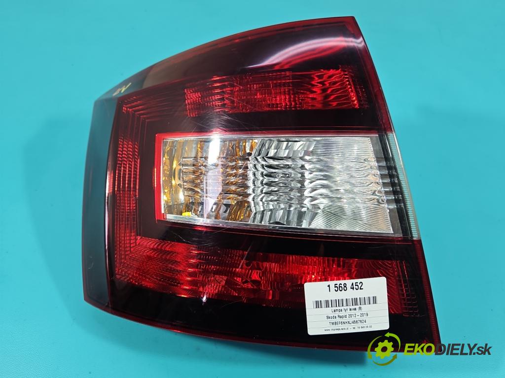 Skoda Rapid 2012-2019 1.4 tdi 90 hp manual 66 kW 1422 cm3 5- světlo zadní levé 5JJ945095A (Klika dveří ostatní)