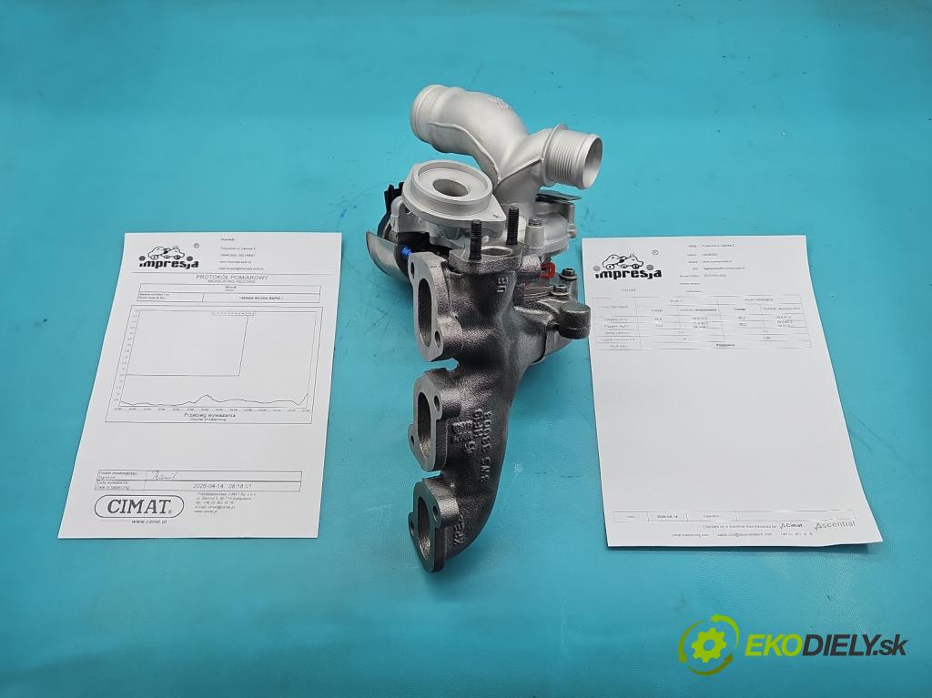 Skoda Rapid 2012-2019 1.4 tdi 90 HP manual 66 kW 1422 cm3 5- turbodúchadlo, turbo repasovaná BV30-66A-0005