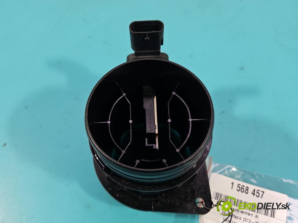 Skoda Rapid 2012-2019 1.4 tdi 90 HP manual 66 kW 1422 cm3 5- průtokoměr: 04L906461B (Váha vzduchu)